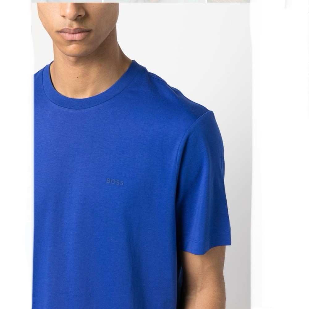 Hugo Boss embossed logo slim fit jersey t-shirt
